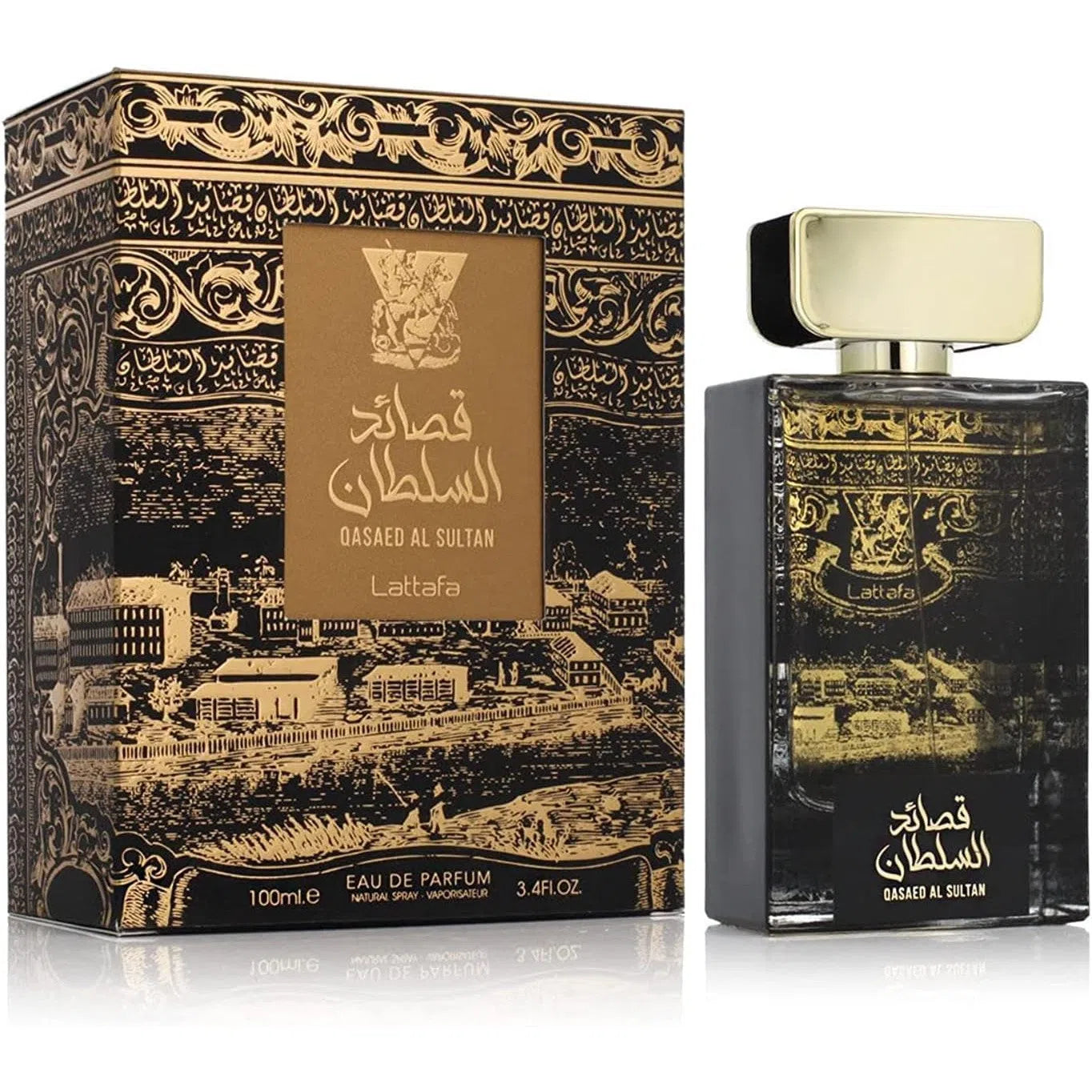  Lattafa Qasaed Al Sultan EDP (U) / 100 ml - 6291108737958- 1 - Prive Perfumes Honduras