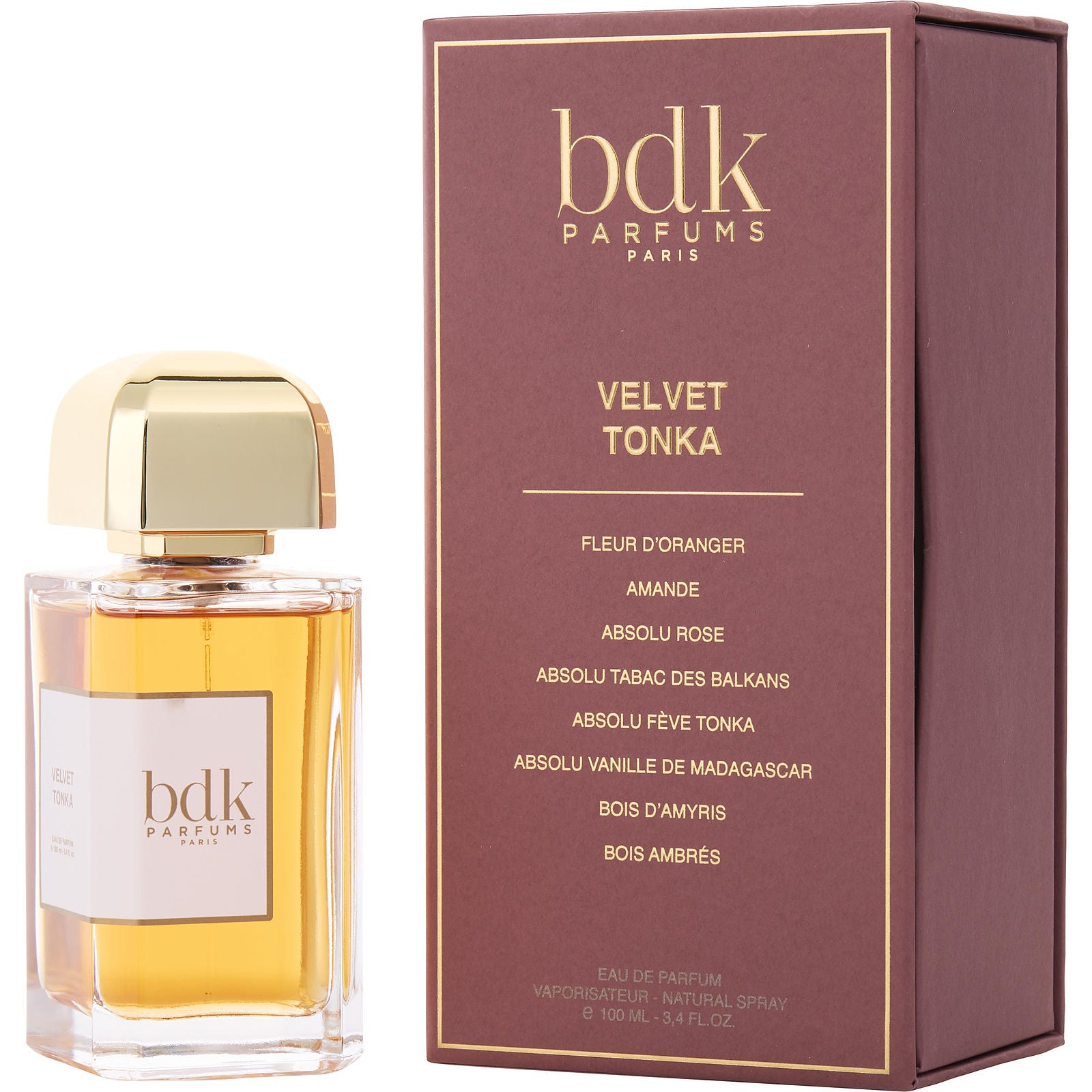 Perfume BDK Parfums Velvet Tonka EDP (U) / 100 ml - 1 - Privé Perfumes Honduras