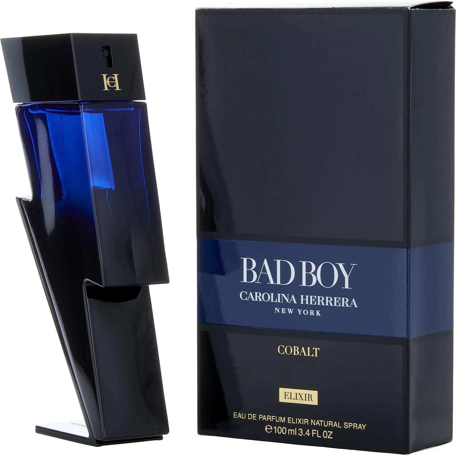 Perfume Carolina Herrera Bad Boy Cobalt Elixir EDP (M) / 100 ml - 1 - Privé Perfumes Honduras