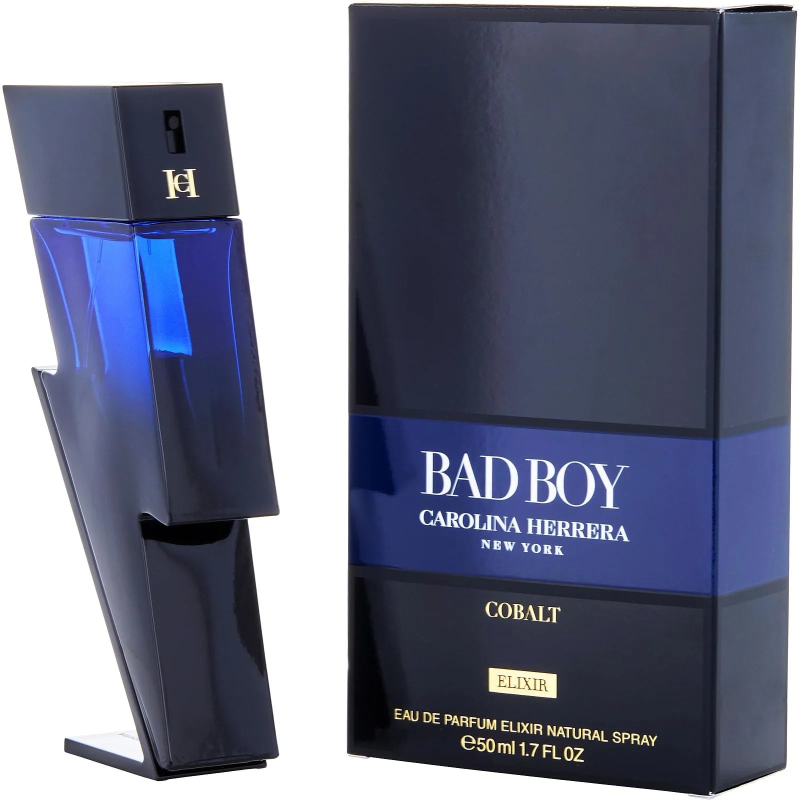  Carolina Herrera Bad Boy Cobalt Elixir EDP (M) - 1 - Privé Perfumes Honduras