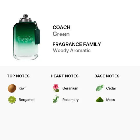 Perfume Coach For Men Green EDT (M) / 200 ml - 2 - Privé Perfumes Honduras