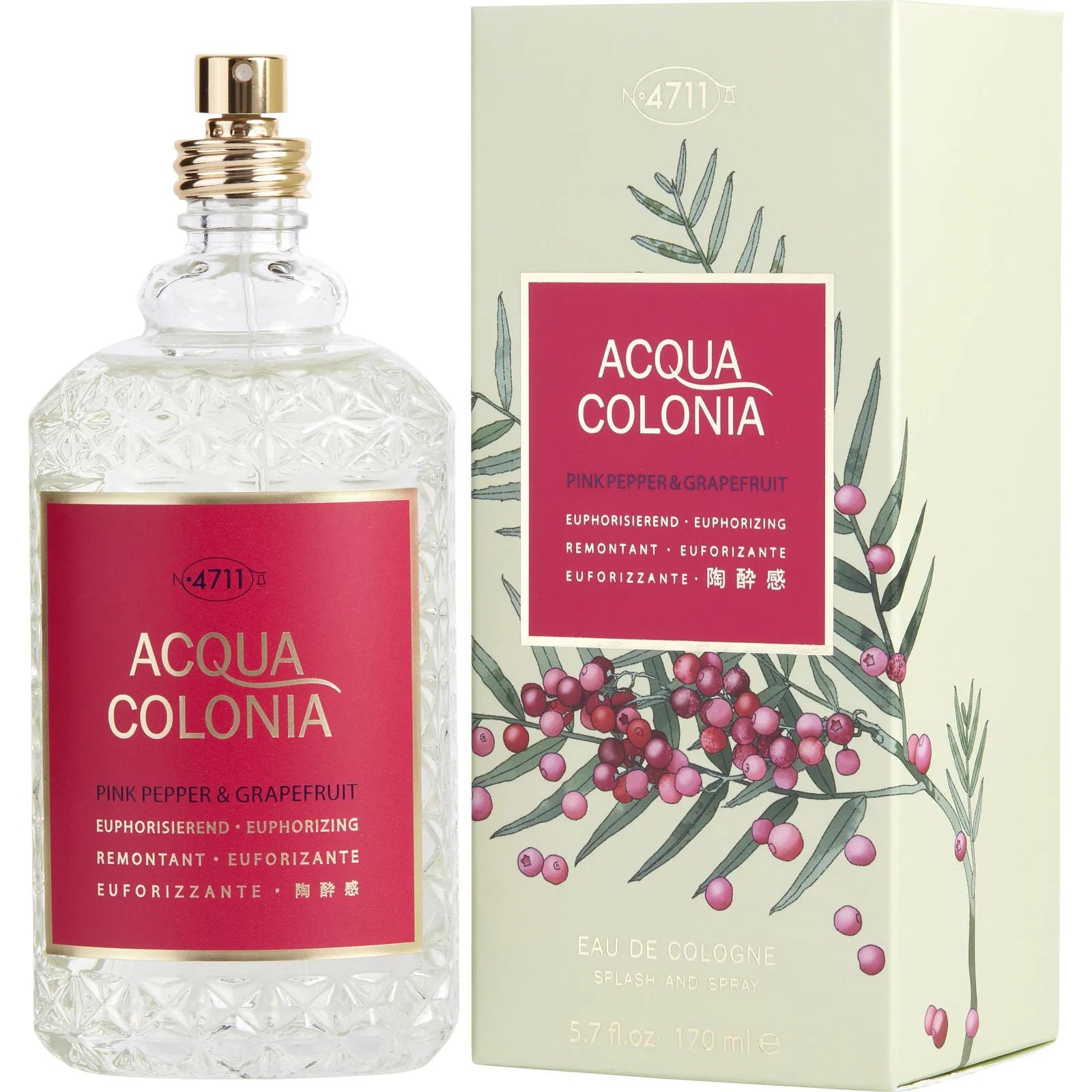 Echt Kölnisch Wasser No 4711 Acqua Colonia Pink Pepper & Grapefruit EDC (U)