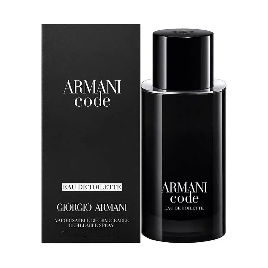 Perfume Giorgio Armani Code Refillable EDT (M) / 75 ml - 3614273636568- 1 - Prive Perfumes Honduras