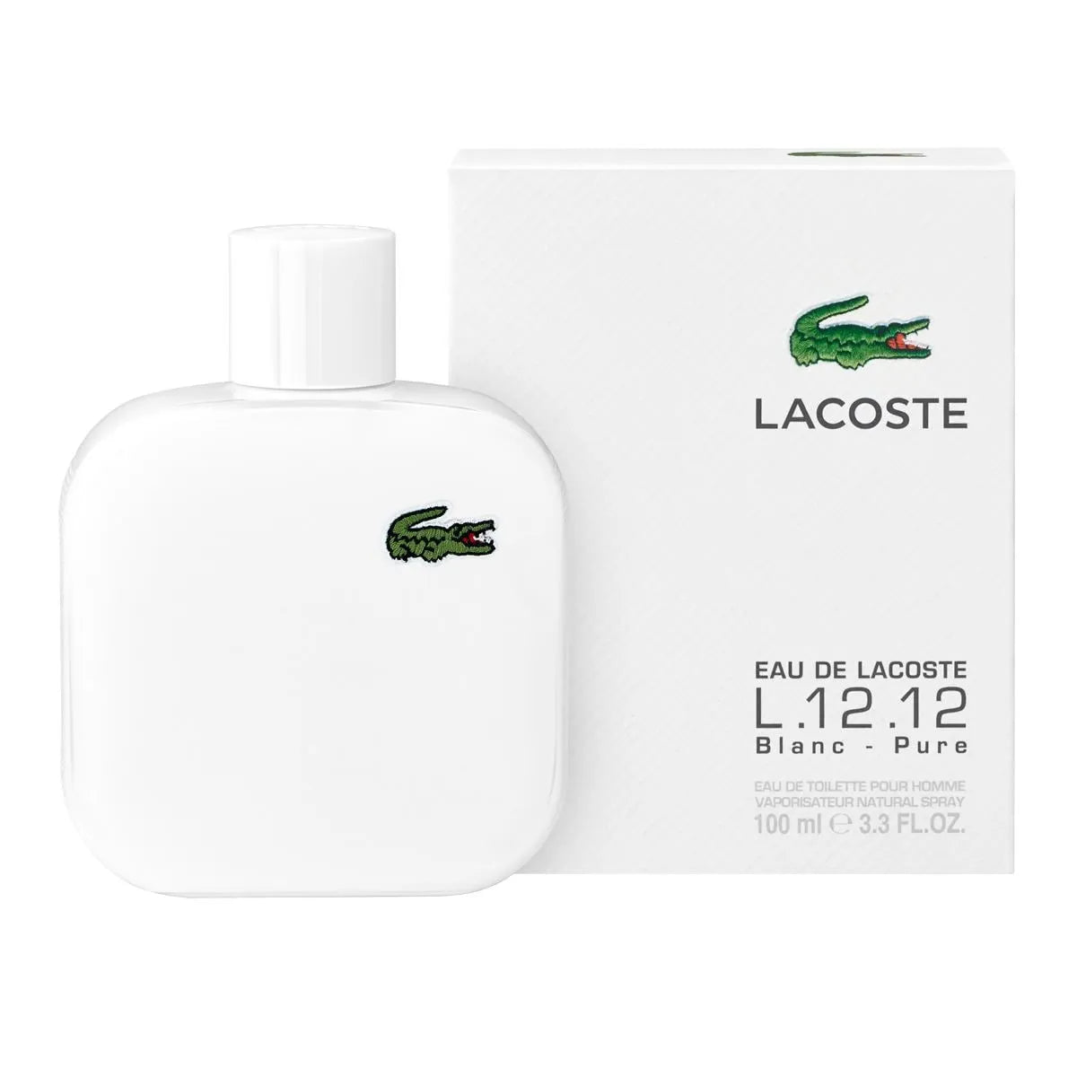  Lacoste L.12.12 Blanc - Pure EDT (M) - 1 - Privé Perfumes Honduras