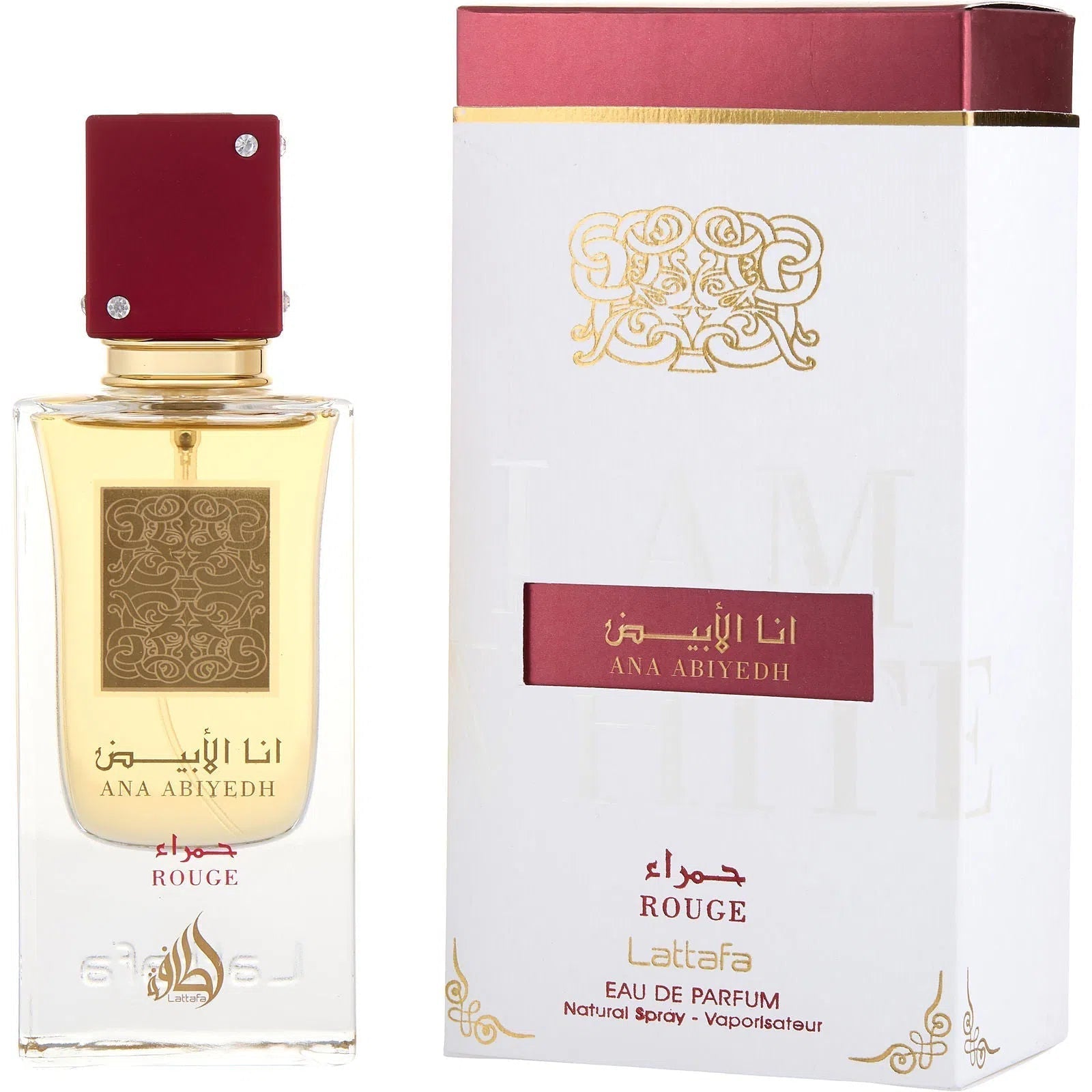 Perfume Lattafa Ana Abiyedh Rouge EDP (U) / 60 ml - 6291107454412- 1 - Prive Perfumes Honduras