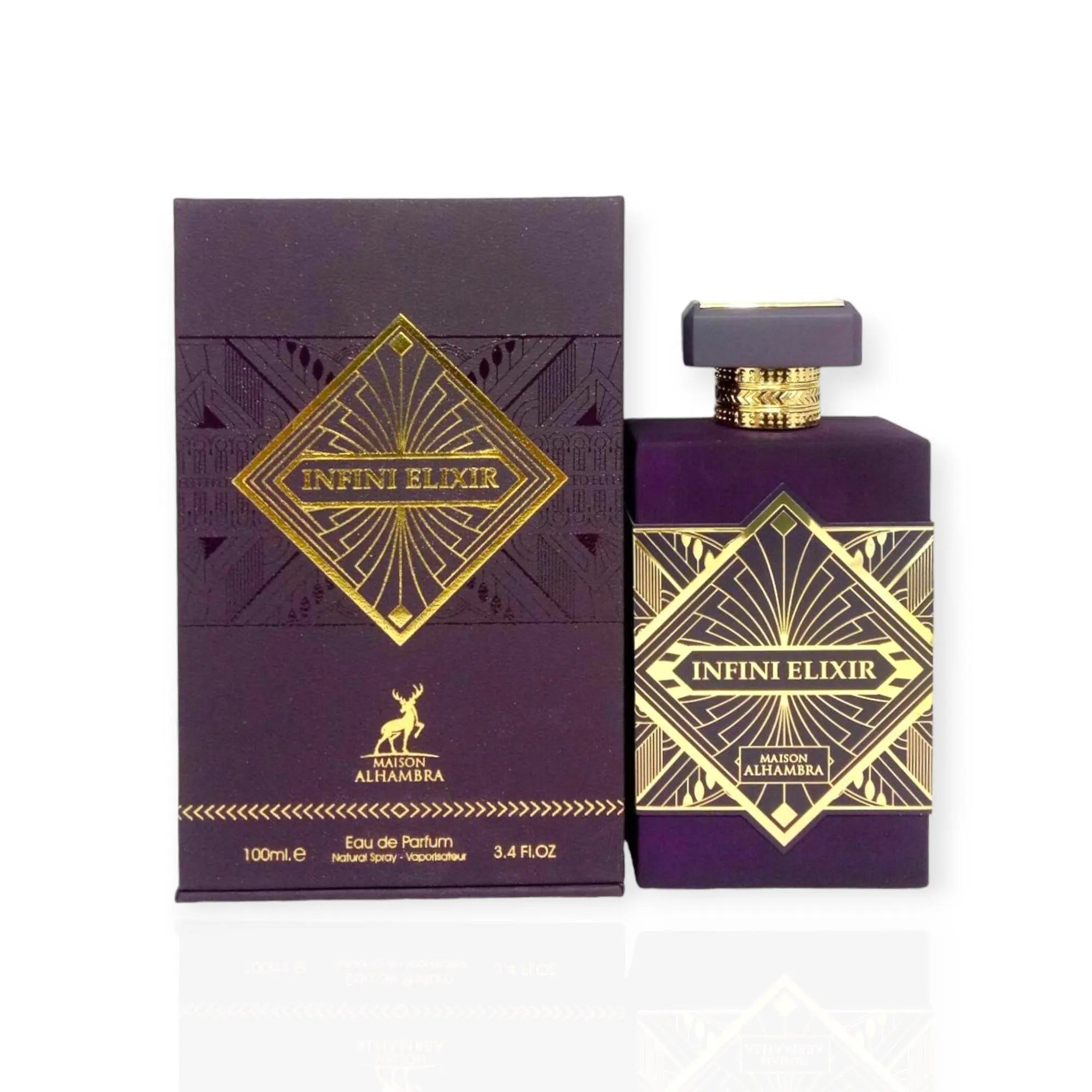 Perfume Maison Alhambra Infini Elixir EDP (U) / 100 ml - 6290360590585- 1 - Prive Perfumes Honduras