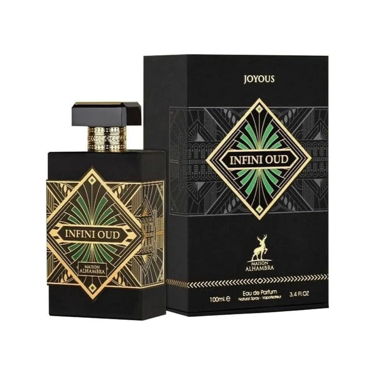 Maison Alhambra Infini Oud Joyous Eau De Parfum Spray (Unisex) By Maison Alhambra - 3.4 oz