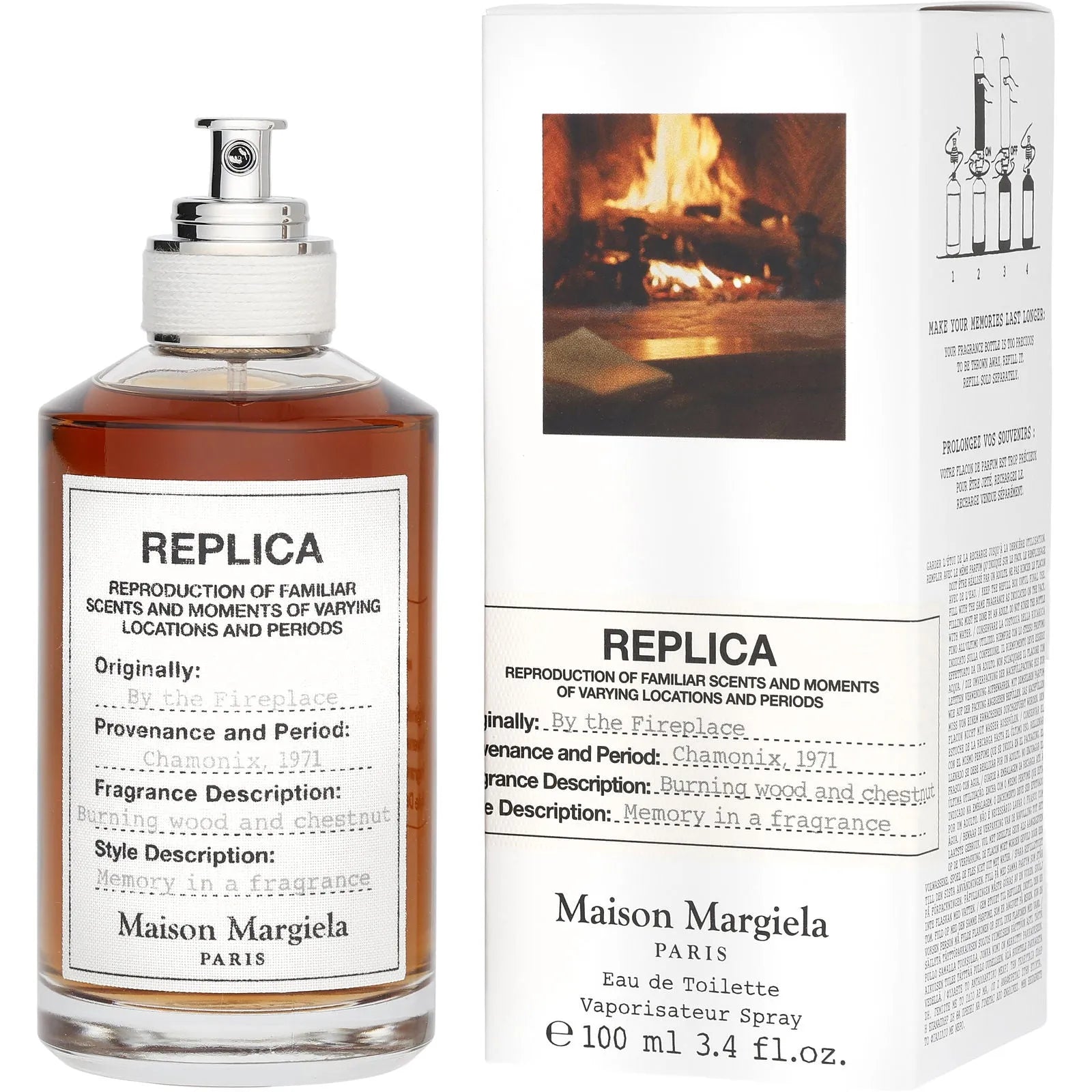 Perfume Maison Margiela Replica By The Fireplace EDT (U) / 100 ml - 1 - Privé Perfumes Honduras