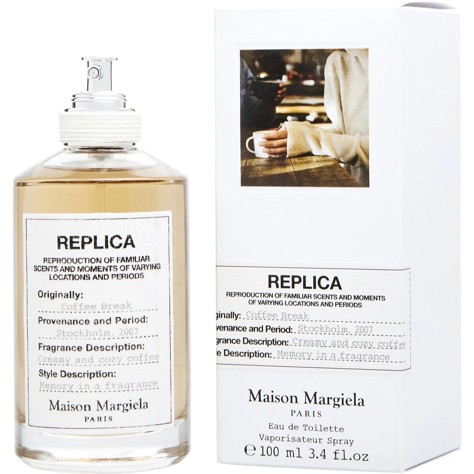 Perfume Maison Margiela Replica Coffee Break EDT (U) / 100 ml - 1 - Privé Perfumes Honduras