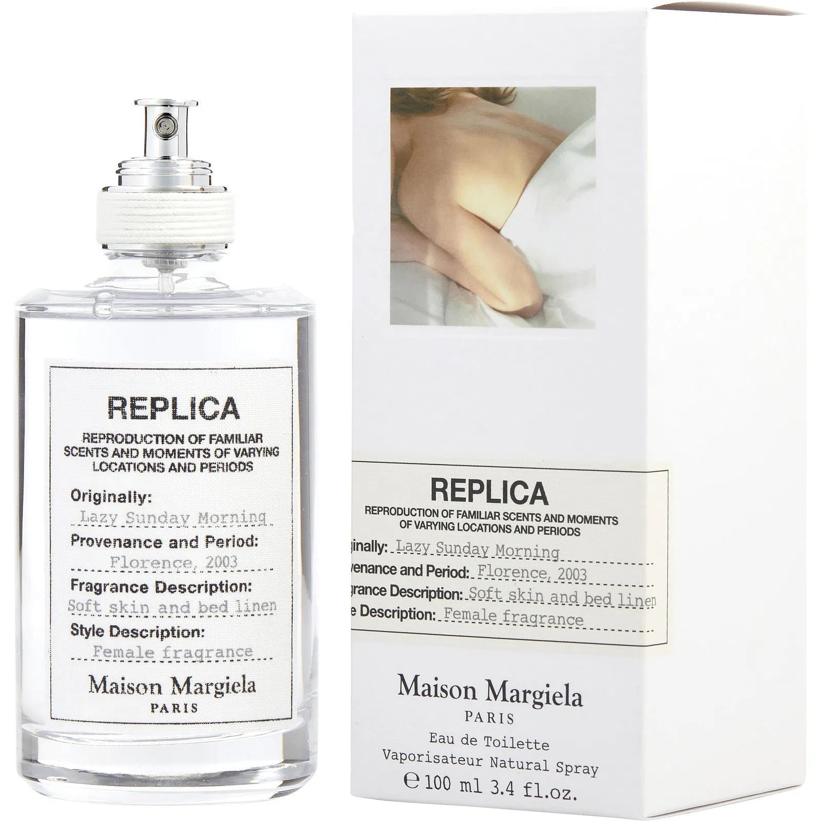 Perfume Maison Margiela Replica Lazy Sunday Morning EDT (U) / 100 ml - 3605521932464- 1 - Prive Perfumes Honduras