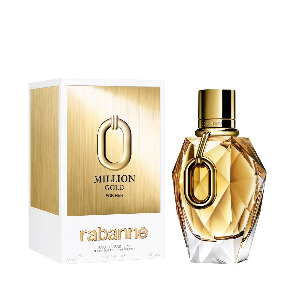 Perfume Paco Rabanne Million Gold EDP (W) / 90 ml - 3349668630264- 1 - Prive Perfumes Honduras