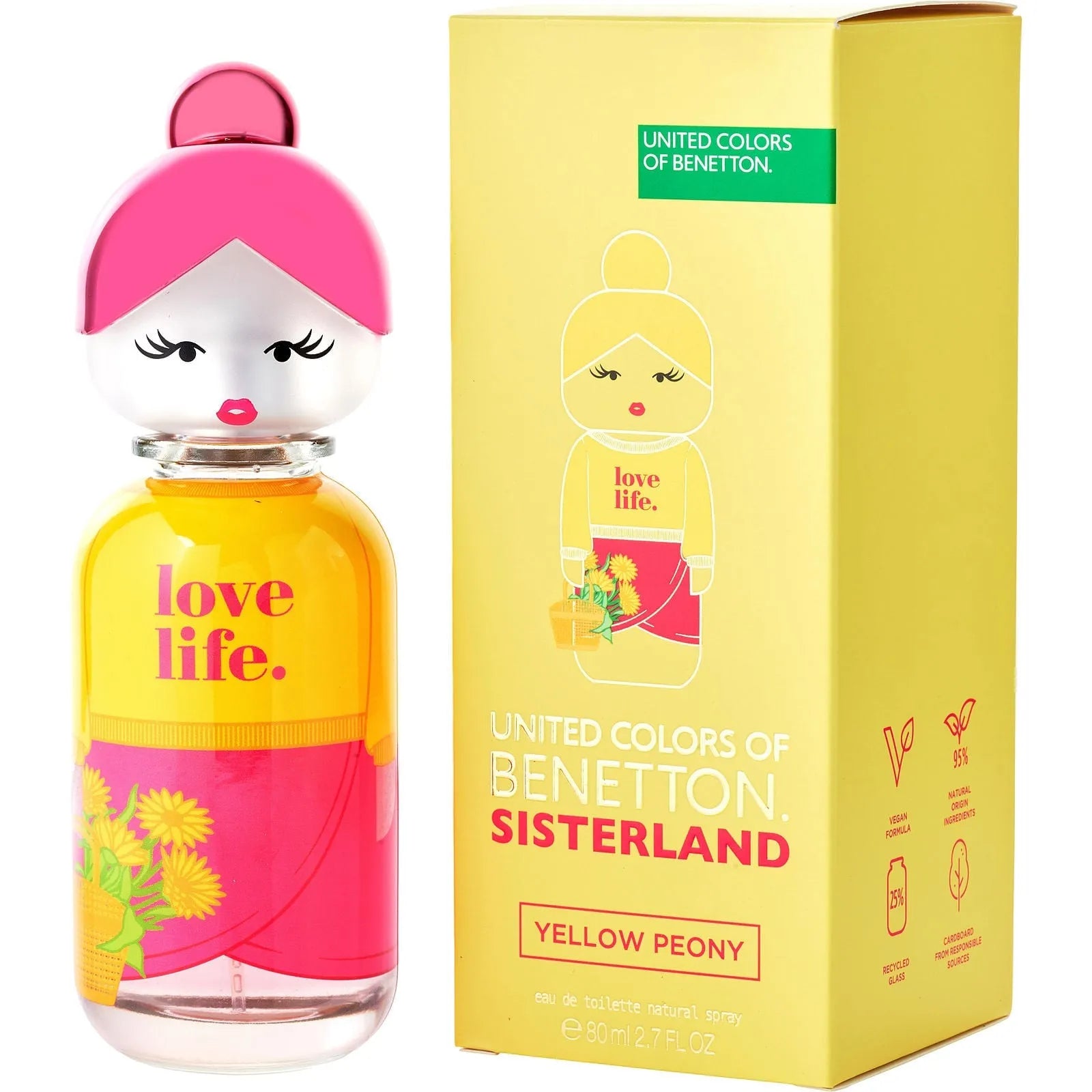 United Colors of Benetton Sisterland Yellow Peony EDT (W)