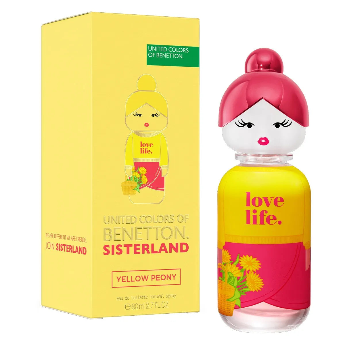 Perfume United Colors of Benetton Sisterland Yellow Peony EDT (W) / 80 ml - 5 - Privé Perfumes Honduras