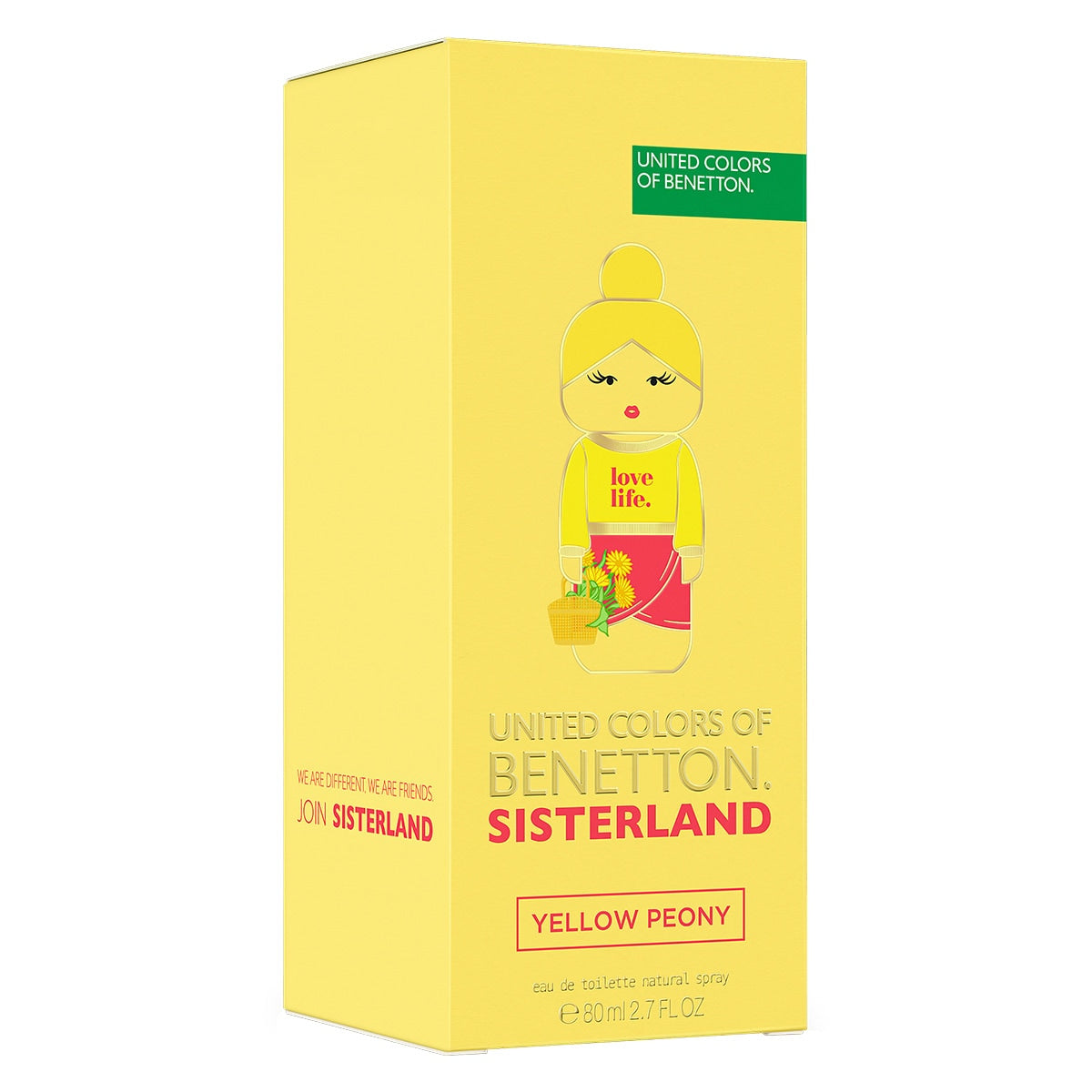 Perfume United Colors of Benetton Sisterland Yellow Peony EDT (W) / 80 ml - 6 - Privé Perfumes Honduras