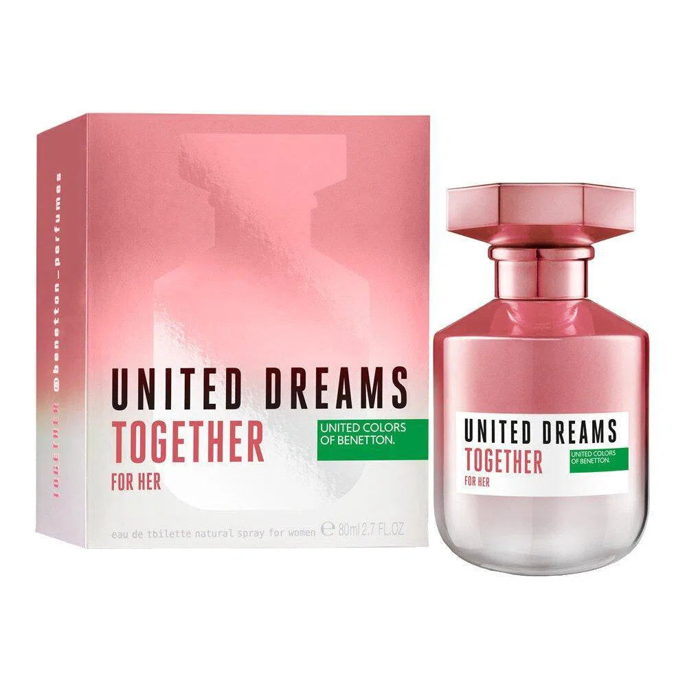 Perfume United Colors of Benetton Together For Her EDT (W) / 80 ml - 8433982016493- 1 - Prive Perfumes Honduras