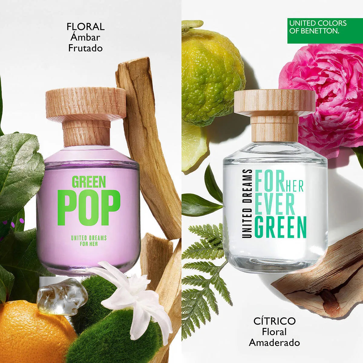 Perfume United Colors of Benetton United Dreams Green Pop EDT (W) / 80 ml - 5 - Privé Perfumes Honduras