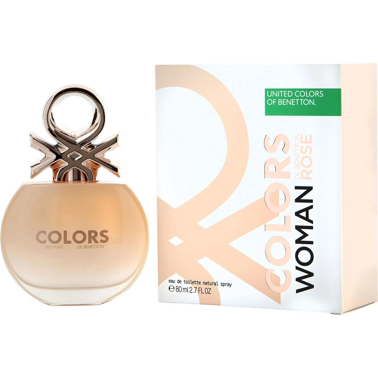 Perfume United Colors of Benetton Woman Rose EDT (W) / 80 ml - 8433982013232- 1 - Prive Perfumes Honduras