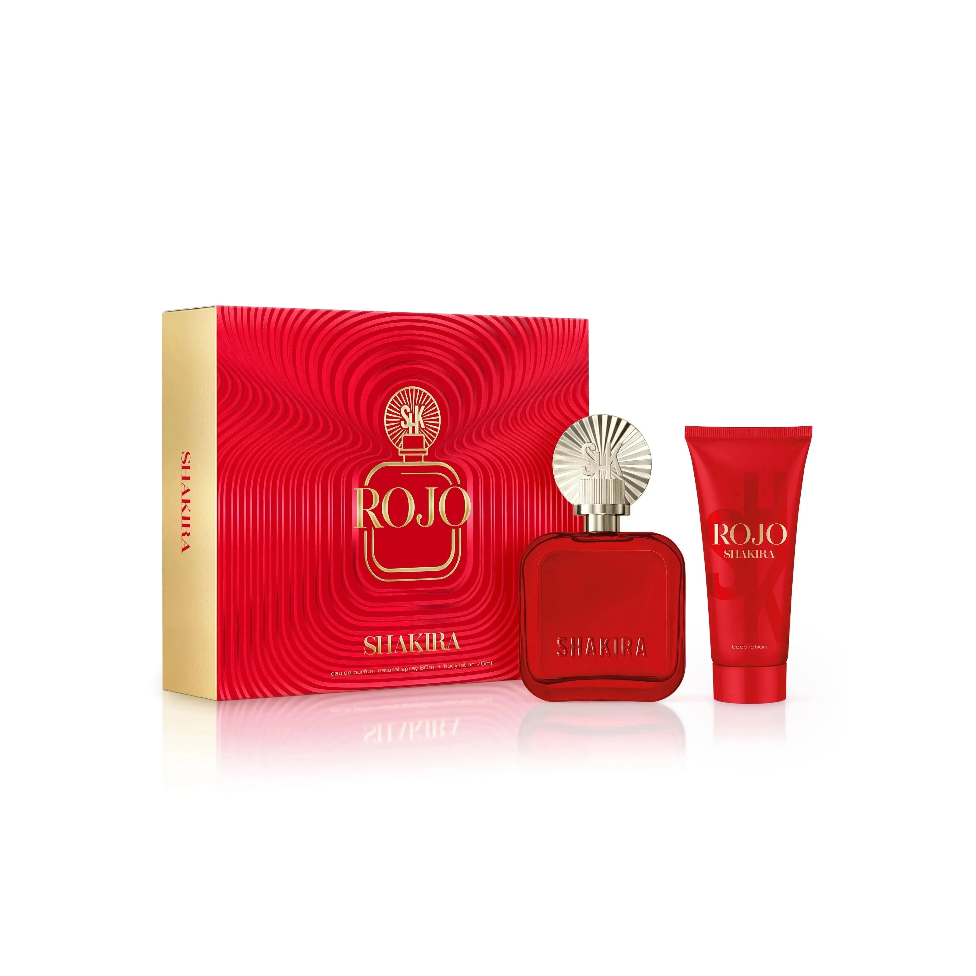 Estuche Shakira Rojo EDP (W) / 2 Pc SP 80 ml; BL 75 ml - 1 - Privé Perfumes Honduras
